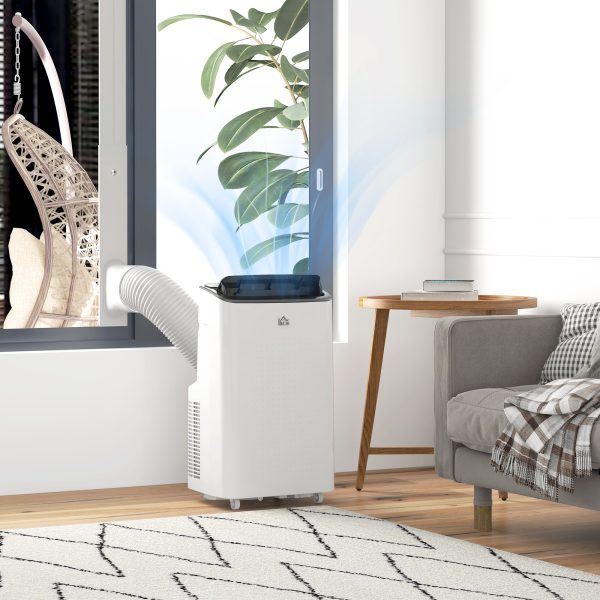 HOMCOM 14,000 BTU Portable Air Conditioner Unit with WiFi Smart App, 35mÂ² - Image 2