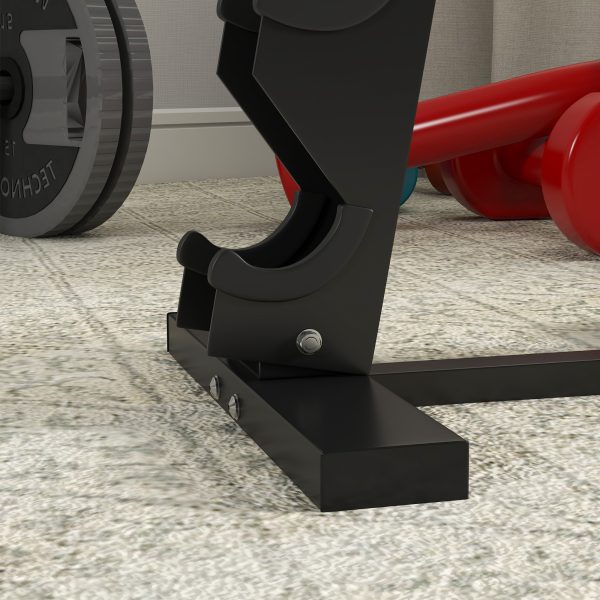 SPORTNOW Five-Tier Weight Tree, Steel Dumbbell Rack for Home Gym Exercise - Image 8