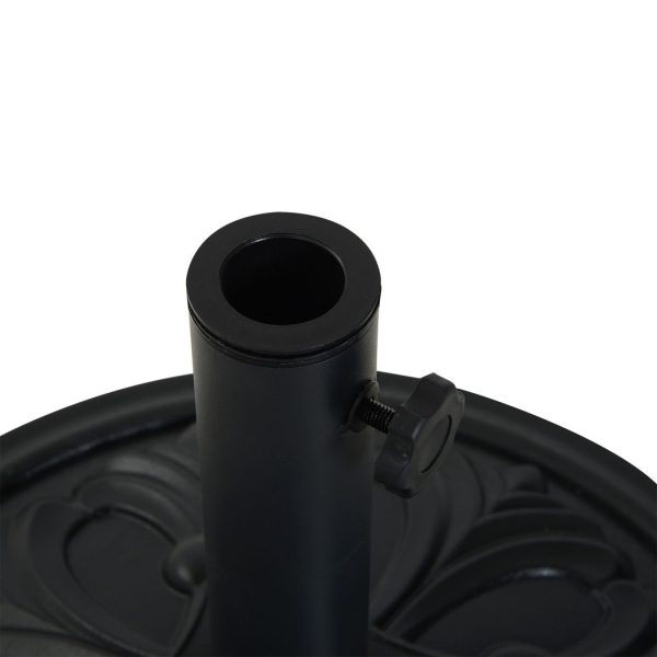 Round Parasol Base Heavy Duty Cement Stand Umbrella Holder Garden - Image 7