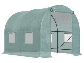 Reinforced Walk in Polytunnel Greenhouse, 2.5x2 m
