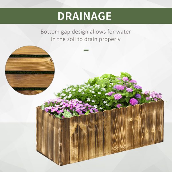 Fir Plant Pot 80Lx 33Wx30H cm - Image 4