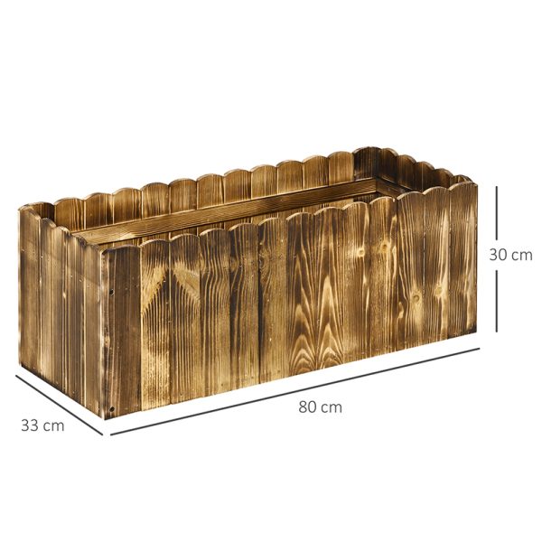 Fir Plant Pot 80Lx 33Wx30H cm - Image 5