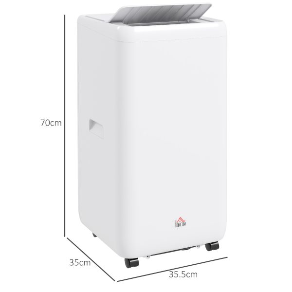 HOMCOM 12,000 BTU Portable Air Conditioner with 28mÂ², Sleep Mode, Dehumidifier - Image 5