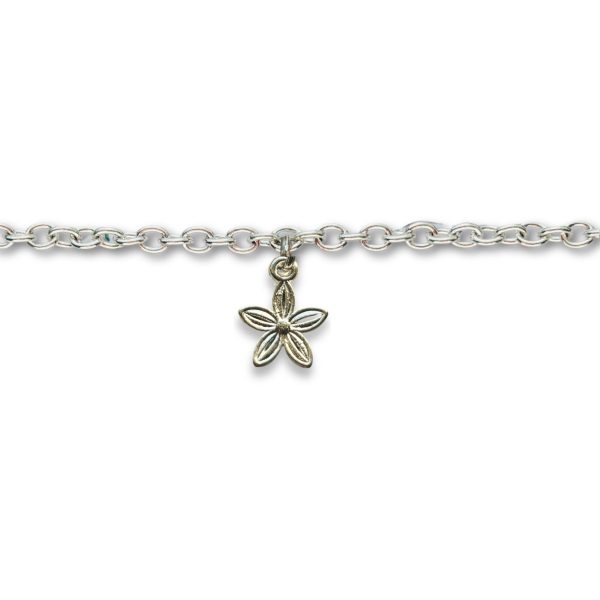 Dahlia Flower Chain Bracelet