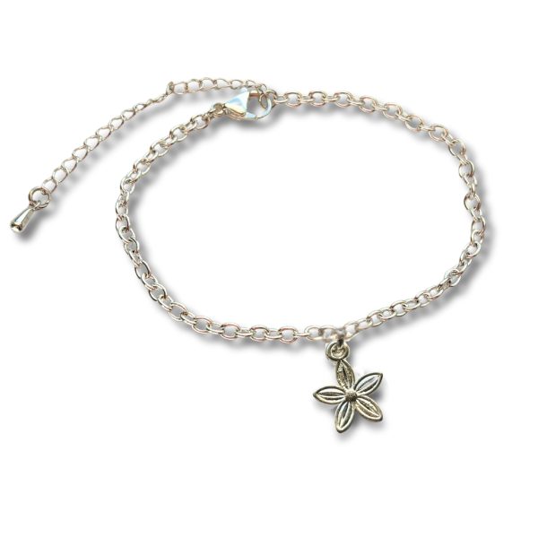 Dahlia Flower Chain Bracelet - Image 2