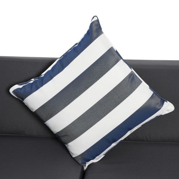 5 Pieces Rattan Sofa Set Wicker Sectional Cushion Patio Grey Garden - Image 8