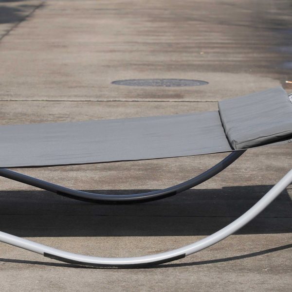 Outdoor Double Rocking Bed Hammock-Grey - Image 8