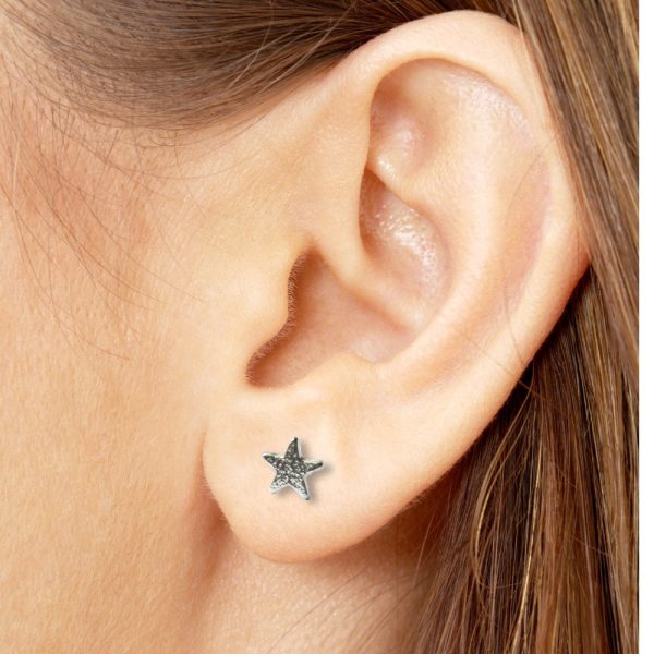 Dotty Star Stud Earrings - Image 2