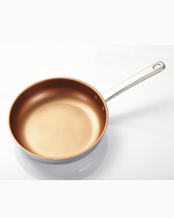 11 pieces Cookware Set Stainless Steel Copper Non-Stick Healthy Cooking - Image 4