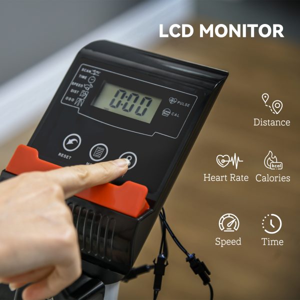 SPORTNOW Exercise Bike with Heart Rate Sensor for Home Use - Image 3