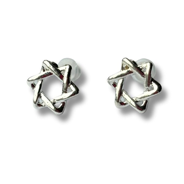 Star of David Stud Earrings - Image 2