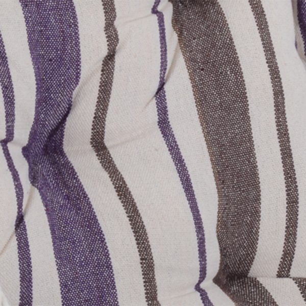 Hanging Swing Chair-Brown/White Stripes - Image 8