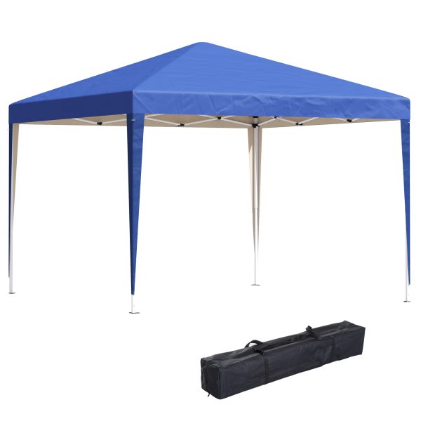 3 x 3m Garden Pop Up Gazebo Marquee Party Tent Wedding Canopy Blue
