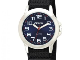 Ravel Men Sports Case Arabic Dial Velcro Strap Watch R1601.65.16
