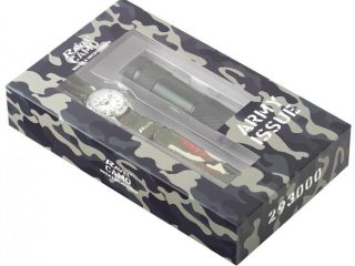 R4403 RAVEL CAMO KIDS WATCH & TORCH SET