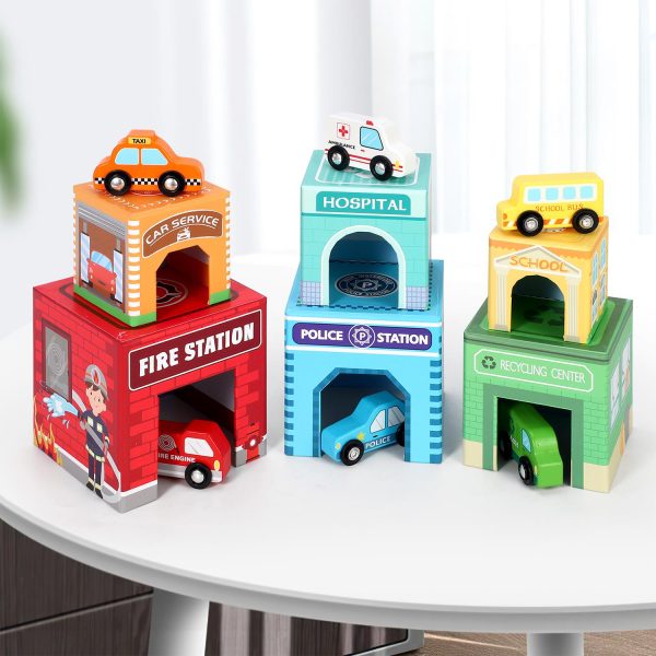 SOKA Stacking Cube with 6 Vehicles 0000464 - Image 3