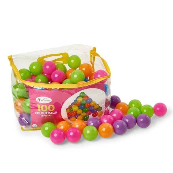 VINSANI 100 COLOUR BALLS IN PVC BAG 0007927 - Image 5