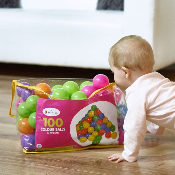 VINSANI 100 COLOUR BALLS IN PVC BAG 0007927 - Image 3