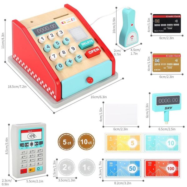SOKA CASH REGISTER-RED & MINT 0000475 - Image 2