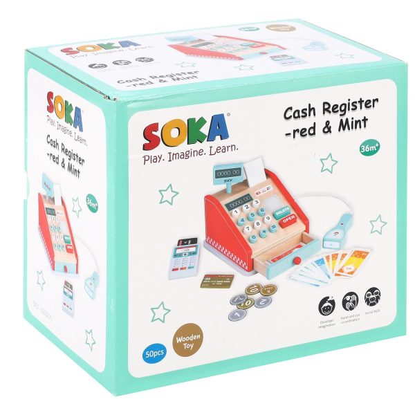 SOKA CASH REGISTER-RED & MINT 0000475 - Image 7