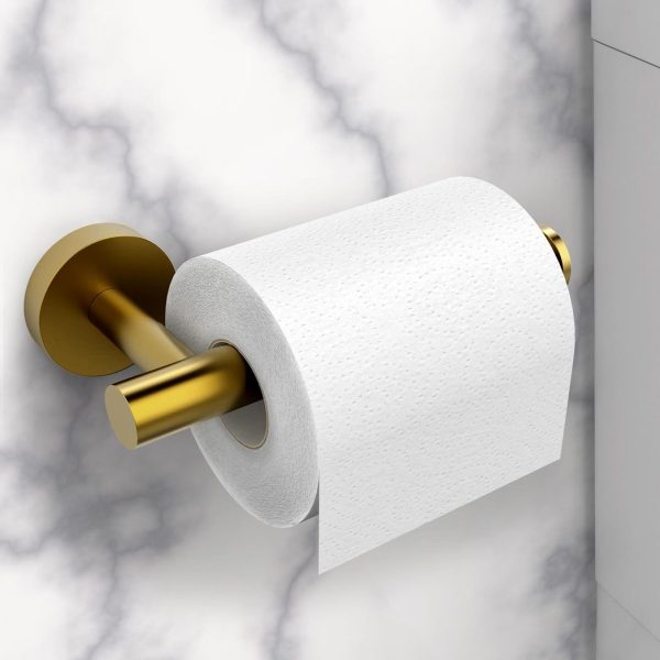 VINSANI 1pk TOILET ROLL DISPENSER GOLDEN 1010076 - Image 7