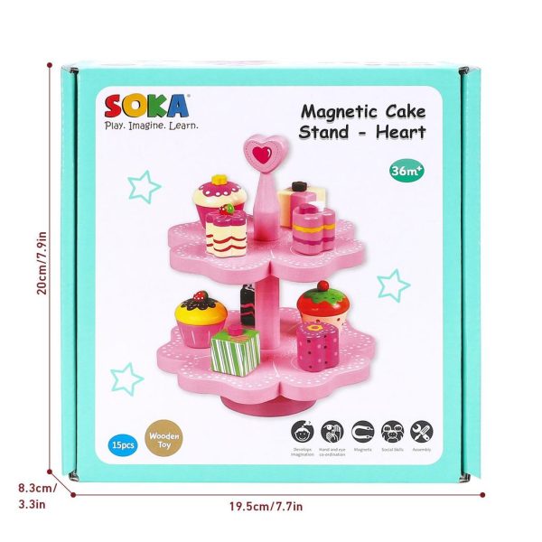 SOKA Magnetic Cake Stand - Heart  0000471 - Image 5