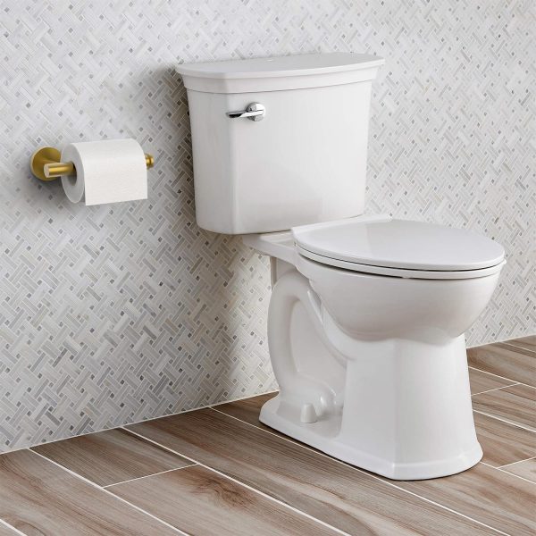 VINSANI 2pk TOILET ROLL DISPENSER BRUSH GOLDEN 1010077 - Image 3