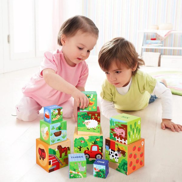 SOKA Stacking Cubes-My Farm 0000459 - Image 2
