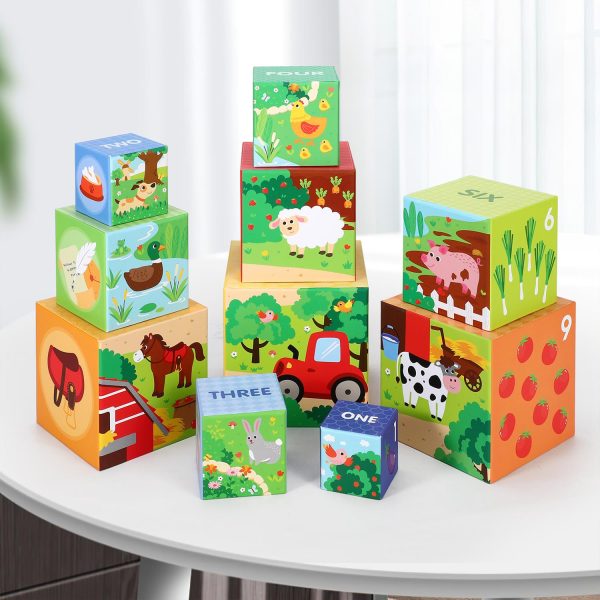 SOKA Stacking Cubes-My Farm 0000459 - Image 3
