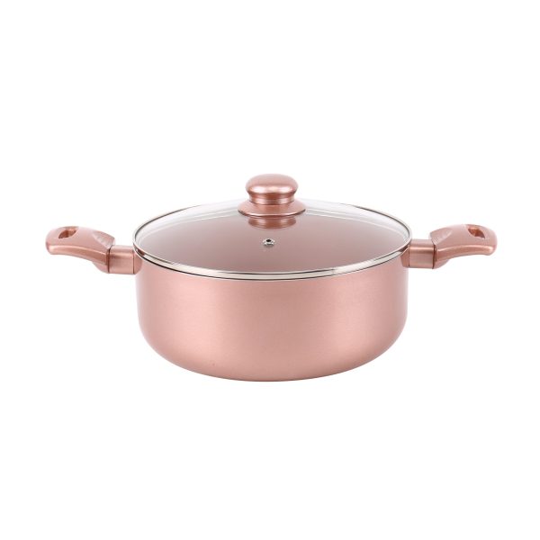 8pc Rose Gold Pan Set - Image 2