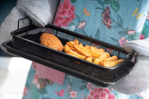 Durastone Professional 2pc Crisper and Oven Tray Family Size - Image 3