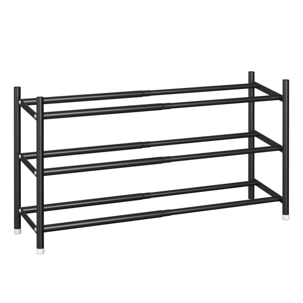 VINSANI SHOE RACK 3 TIER BLACK 1010273 - Image 6