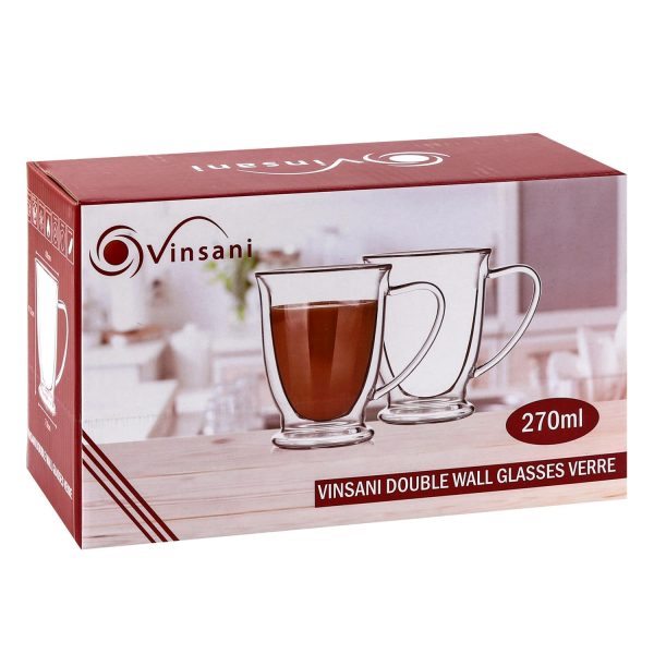 VINSANI DOUBLE WALL GLASSES VERRE 1010313 - Image 4