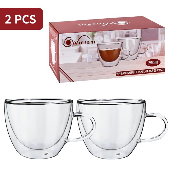 VINSANI DOUBLE WALL GLASSES VASO 1010311 - Image 6