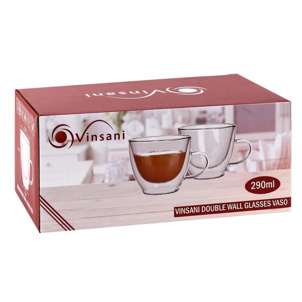 VINSANI DOUBLE WALL GLASSES VASO 1010311 - Image 4