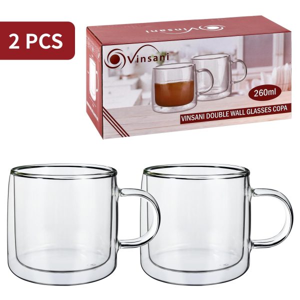 VINSANI DOUBLE WALL GLASSES COPA 1010310