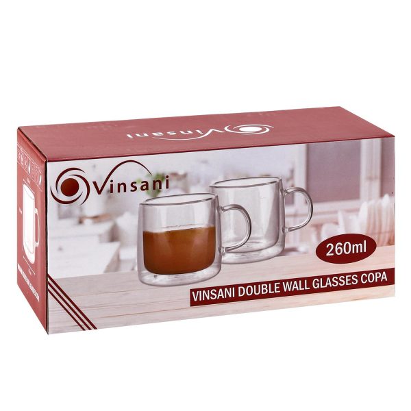 VINSANI DOUBLE WALL GLASSES COPA 1010310 - Image 3
