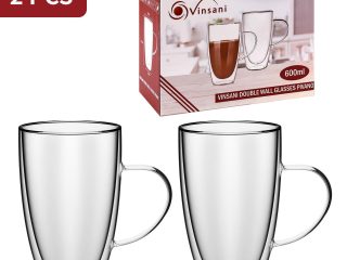 VINSANI DOUBLE WALL GLASSES PIVANO 1010315