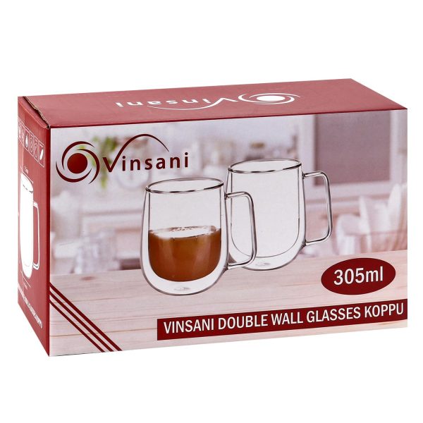 VINSANI DOUBLE WALL GLASSES KOPPU 1010314 - Image 4