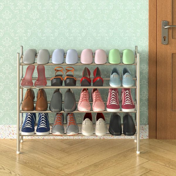 VINSANI SHOE 4 TIER GREY 1010276 - Image 2
