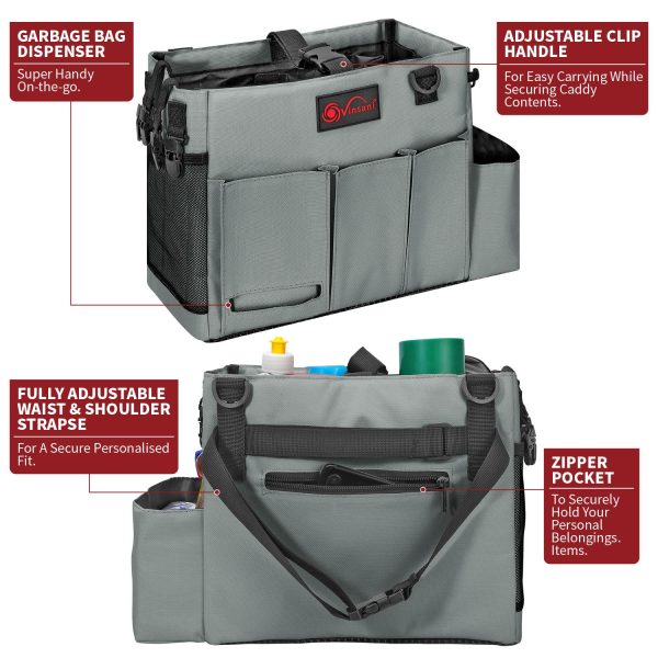 VINSANI CLEANING CADDY LARGE D. GREY 1010268 - Image 2