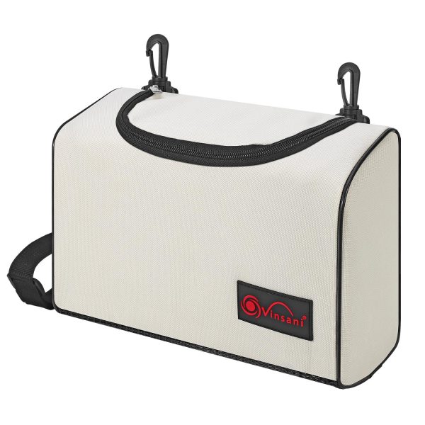 VINSANI ZIPPED PEG BAG CREAM WHITE 1010261 - Image 5