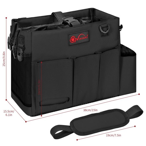 VINSANI CLEANING CADDY MEDIUM BLACK 1010266 - Image 2