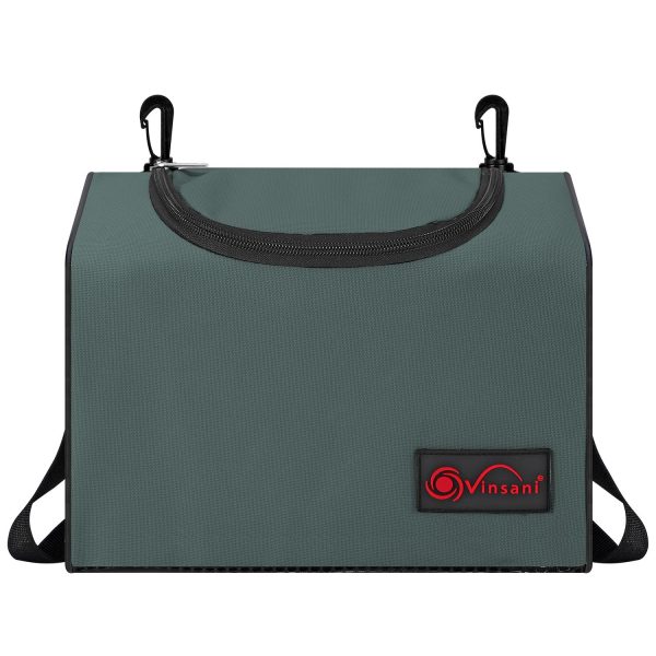 VINSANI ZIPPED PEG BAG GREY 1010260 - Image 2