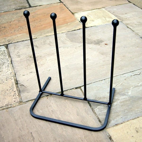 Two Pair Metal Boot Rack