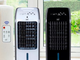 4 Litre 80W Oscillating Portable Evaporative Cooler Fan with Remote Control