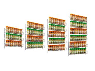 Spice Rack For Kitchen Door Cupboard or Wall