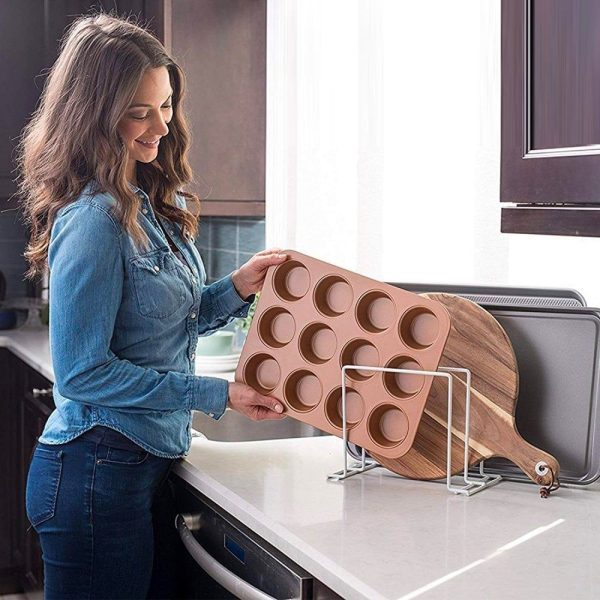 Kitchen Tray & Chopping Board Organiser Rack - Image 3