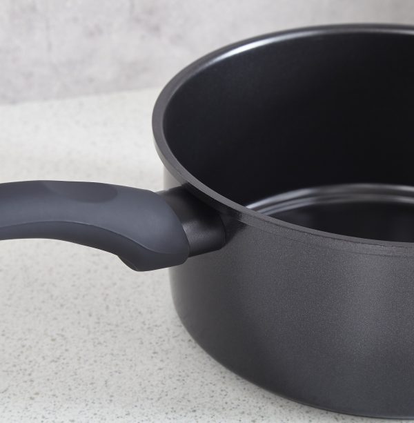 Cermalon 5 Piece Black Carbon Steel Cookware Set - Image 5