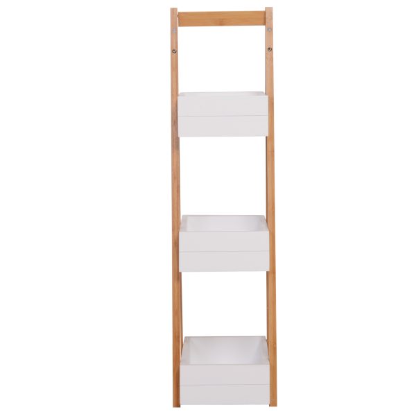 Bathroom A-Shape Rack, 3-Tier-Bamboo - Image 7